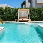 Villa Excelencia New With Artistic Pool & Sea View Asgourou