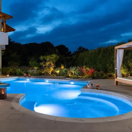 Villa Excelencia New With Artistic Pool & Sea View Asgourou