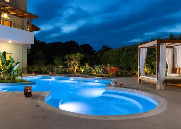 빌라 Excelencia New With Artistic Pool & Sea View Asgourou