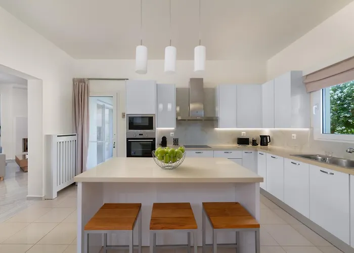 빌라 Excelencia New With Artistic Pool & Sea View Asgourou